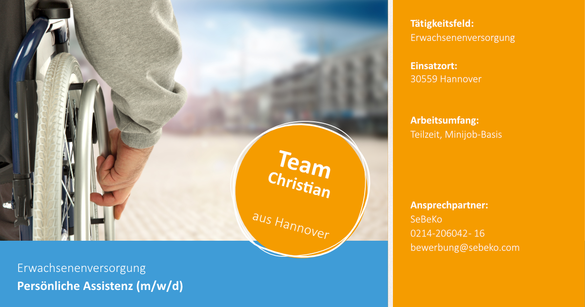 Persönliche Assistenz (w/m/d) » Jobs » SeBeKo